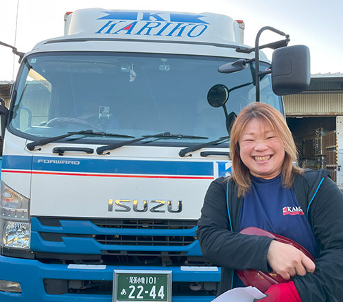 フリー便ドライバー　遠藤　由美
